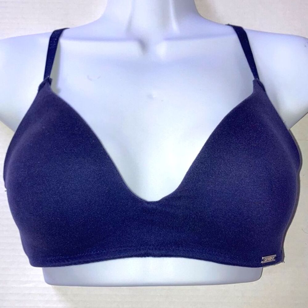 NAUTICA Intimates Navy Blue Bra Womens 36B Style 6394-49